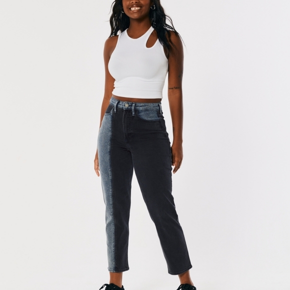 Hollister Denim - HOLLISTER ultra high waisted two toned Jeans PLUS SIZE 🆕